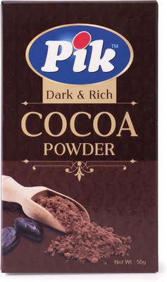 PIK Dark & Rich Cocoa Powder (Pack of 4) Cocoa Powder(4 x 12.5 g)