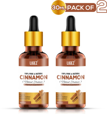 Ligez Cinnamon Bath Essential Oil Cinnamomum verum aka Dalchini(60 ml)