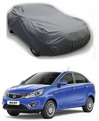 Billseye Car Cover For Tata Zest (Without Mirror Pockets)(Grey)
