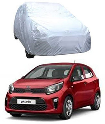 Coverit Car Cover For Kia Picanto (Without Mirror Pockets)(Silver)
