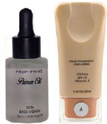 DOFFI PERFECT SKIN GLOWING LQUID FOUNDATION & PRIMER COMBO KIT(2 Items in the set)