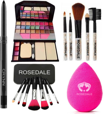 Crynn Smudge Proof Essential Makeup HD11 Beauty Kajal(11 Items in the set)