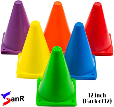 SanR Cone Marker Pack of 12(Multicolor)