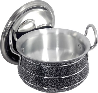 bartan hub Handi With Lid (1500 ML , Dishwasher Safe , Aluminium Made ) Cookware Set(Aluminium, 1 - Piece)