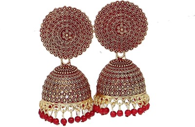 Happy Stoning Brass Jhumki Earring