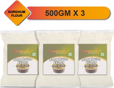 Annprash Premium Quality Sorghum Flour / Jowar Atta - 1.5KG (500GMx3)(0.5 kg, Pack of 3)