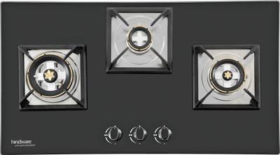 Hindware Elisa Plus 3B Hob Glass, Steel Automatic Hob