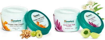 HIMALAYA ANTI HAIR FALL CREAM 100ML (1pc) & PROTEIN HAIR CREAM 100ML (1PC) Hair Cream(200 ml)