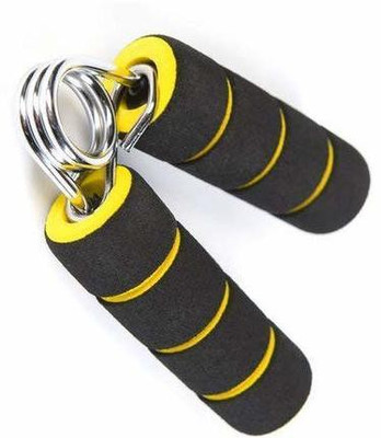 FAYMUS 2 PCS Double Foam Anti-Skid Hand Gripper Forearm Exerciser Strength Trainers Hand Grip/Fitness Grip(Black, Yellow)