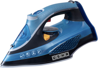 USHA AQUA GLOW SMART STEAM IRON 2000 W Steam Iron(Blue)