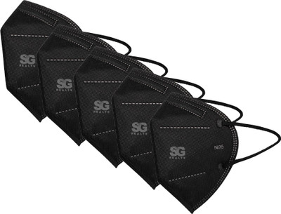 SG HEALTH N95(Free Size, Pack of 5)