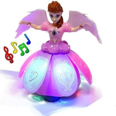 SALEOFF CUTE BUMP “N” GO SING-ALONG DANCING ROTATING ANGEL PRINCESS MUSICAL DOLL TOY WITH BLOSSOMING PETAL SKIRT & WINGS ! BATTERY OPERATED INTERACTIVE MAGICAL CUTE DOLL WITH COLOURFUL LED LIGHTS AND MUSIC FOR GIRLS/ Princess Angel girl with Wings Action Figure Rotating dance Projection light music SALEOFF CUTE BUMP “N” GO SING-ALONG DANCING ROTATING ANGEL PRINCESS MUSICAL DOLL TOY WITH BLOSSOMING PETAL SKIRT & WINGS ! BATTERY OPERATED INTERACTIVE MAGICAL CUTE DOLL WITH COLOURFUL LED LIGHTS AND MUSIC FOR GIRLS/ Princess Angel girl with Wings Action Figure Rotating dance Projection light music