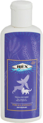 REX Wheat Germ Oil Pet Supplement with high natural source of Vitamin E and essential Fatty Acids. For Dogs,Cats & birds Pet Health Supplements(100 ml)