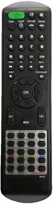 MASE UN152 LED/LCD Universal Compatible For Videocon LED/LCD S-MT22/V-MT22 Sansui, Videocon Remote Controller(Black)