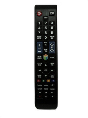 BhalTech Smart 3D LED LCD TV Samsung Remote Controller(Black)