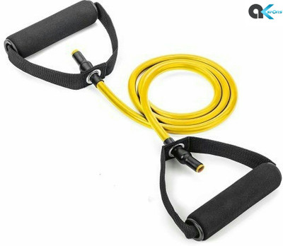 A.K Pull Single Rope Exercise Bands Strength Training Rubber Band Yoga Pilates Fitness Resistance Tube(Multicolor)