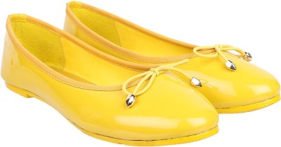 SHERRIF SHOES Bellies For Women(Yellow , 8)