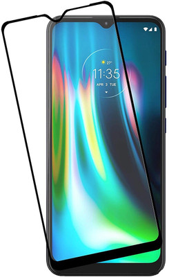 BRENZZ Edge To Edge Tempered Glass for Motorola G9(Pack of 1)