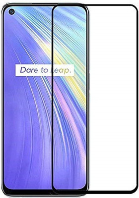 BRENZZ Edge To Edge Tempered Glass for Realme 6(Pack of 1)