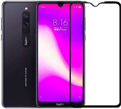 kentop Edge To Edge Tempered Glass for MI REDMI 8A DUAL + M2001C3K3I(Pack of 1)