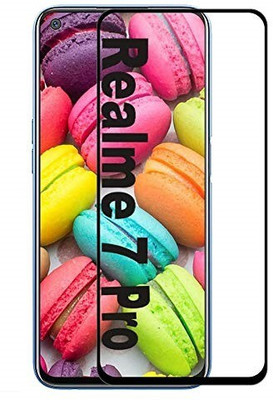 DSCASE Edge To Edge Tempered Glass for Realme 7 Pro(Pack of 1)