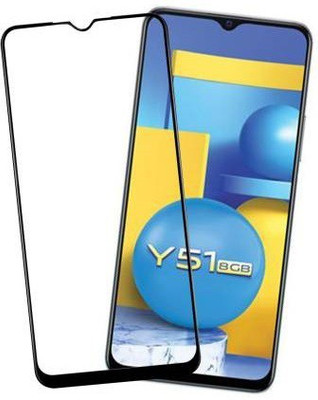 TESPARK Edge To Edge Tempered Glass for Vivo Y51 2020(Pack of 1)