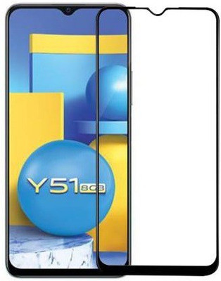TESPARK Edge To Edge Tempered Glass for Vivo Y51 2020(Pack of 1)