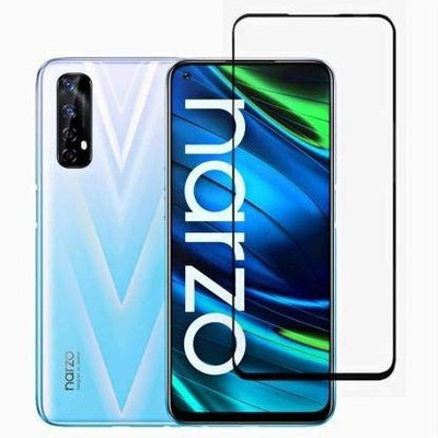 Hyper Edge To Edge Tempered Glass for Realme Narzo 20 Pro(Pack of 1)