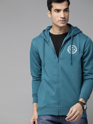 Roadster Full Sleeve Solid Men Sweatshirt