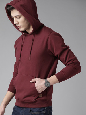 Roadster Full Sleeve Solid Men Sweatshirt