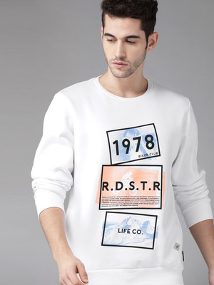 Roadster Full Sleeve Printed Men Sweatshirt