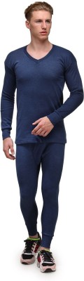 ALFA Thermal Wear V-Neck Full Sleeves Men Top - Pyjama Set Thermal