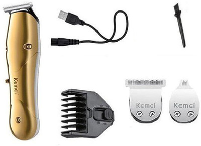 Kemei KM PG1927 (PROFESSIONAL HAIR TRIMMER) Runtime: 150 min Trimmer for Men (Gold)