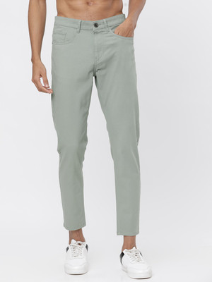 HIGHLANDER Tapered Men Green Trousers