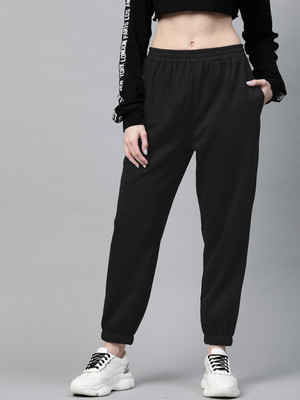 SASSAFRAS Relaxed Women Black Trousers