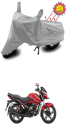 Billseye Two Wheeler Cover for Hero(Glamour FI, Silver)