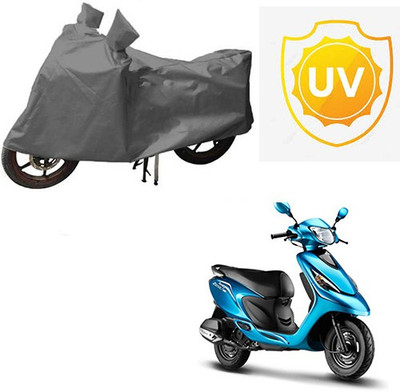 Atulit enterprises Waterproof Two Wheeler Cover for TVS(Zest, Grey)