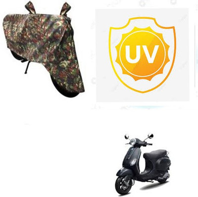 RPSENTTERPR Waterproof Two Wheeler Cover for Piaggio(Vespa LX, Multicolor)