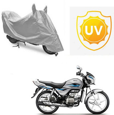 Atulit enterprises Waterproof Two Wheeler Cover for Hero(Splendor Pro, Silver)