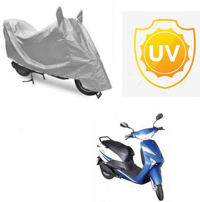 Atulit enterprises Waterproof Two Wheeler Cover for Indus(Yo Xplor, Silver)