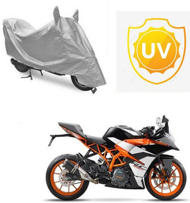 Atulit enterprises Waterproof Two Wheeler Cover for KTM(RD 350, Silver)