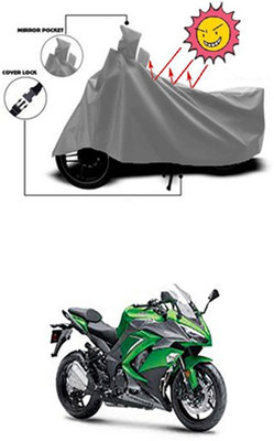 Billseye Two Wheeler Cover for Kawasaki(Ninja 1000, Grey)
