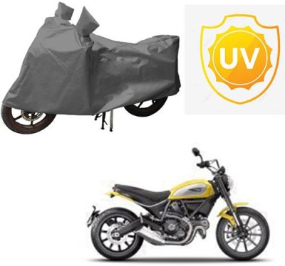 Atulit enterprises Waterproof Two Wheeler Cover for Ducati(Scrambler, Grey)