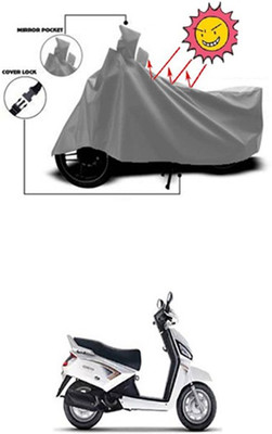 Billseye Two Wheeler Cover for Mahindra(Grey)