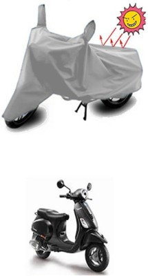 Billseye Two Wheeler Cover for Universal For Bike(Vespa, Silver)