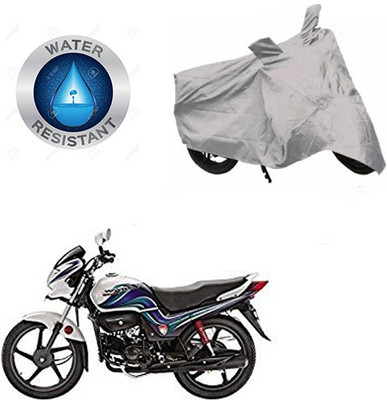 Motoren Waterproof Two Wheeler Cover for Hero(Passion Pro TR, Silver)