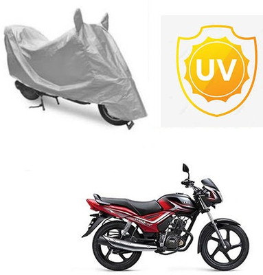 Atulit enterprises Waterproof Two Wheeler Cover for TVS(Star City, Silver)