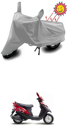 Billseye Two Wheeler Cover for Mahindra(Flyte, Silver)