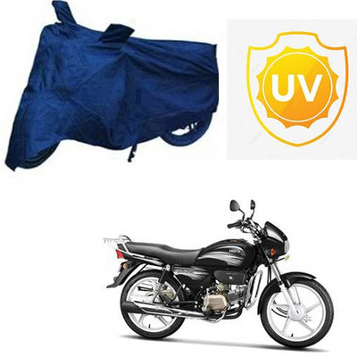 RPSENTTERPR Waterproof Two Wheeler Cover for Hero(Splendor Plus, Blue)