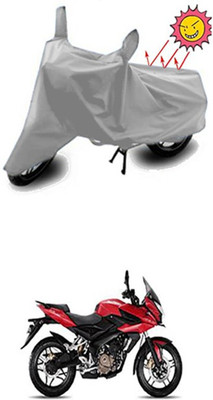 Billseye Two Wheeler Cover for Bajaj(Pulsar AS 150, Silver)
